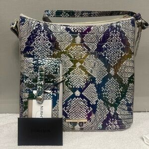 Brahmin Katie Crossbody Spellbound Melbourne w Card Wallet NWT